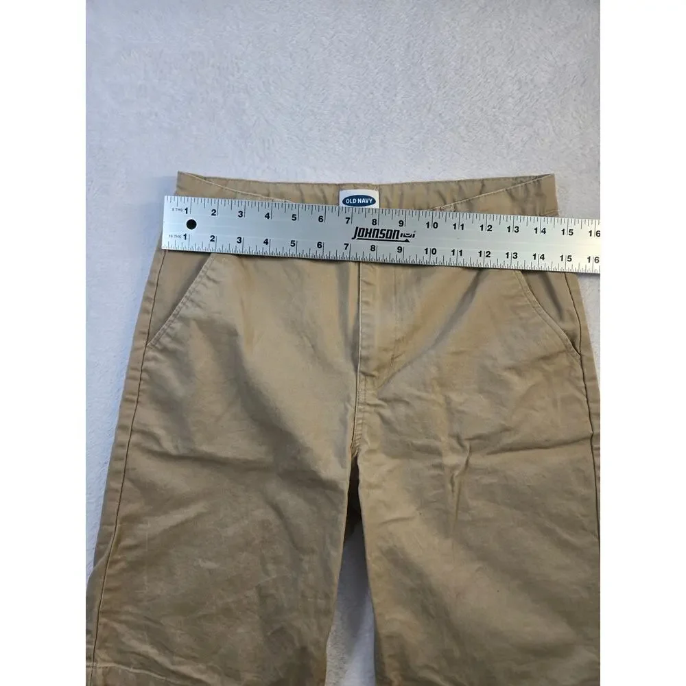 Old Navy Boys Khaki Shorts Size 18 Classic Fit